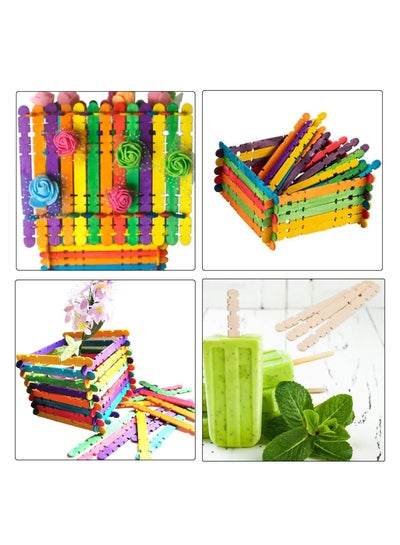 Colorful Darice Natural Wood Craft Sticks - Family book shop