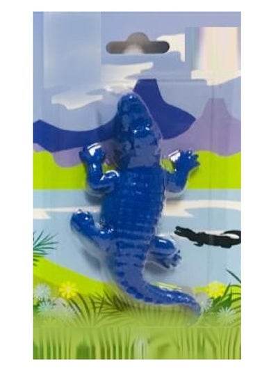 Crocodile Pencil Eraser Pack Of 1 Erasers Blue Color - Family book shop