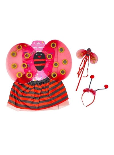 Cute Ladybird Kids Fairy Wand Wing Headband Skirt - Family book shop