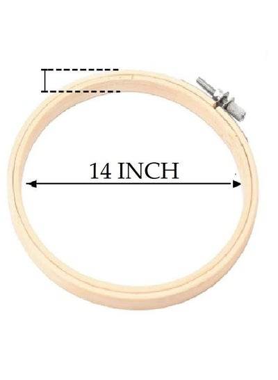 Embroidery Hoops, Wooden Circle Cross Stitch Hoop - Family book shop