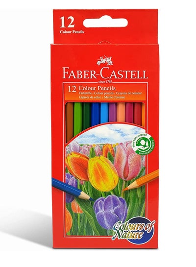 FABER-CASTELL 3 BOX Pack Of 12 Colour Pencils Set Multicolour - Family book shop