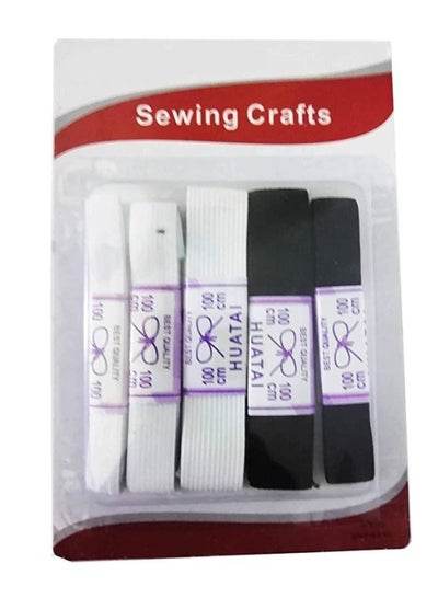 Generic 1 Pack Set of white & Black rubber for sewing - Family book shop
