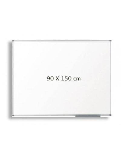 Magnetic whiteboard 90x150 cm with a sleek design, ideal for classrooms or offices, available at Family book shop.