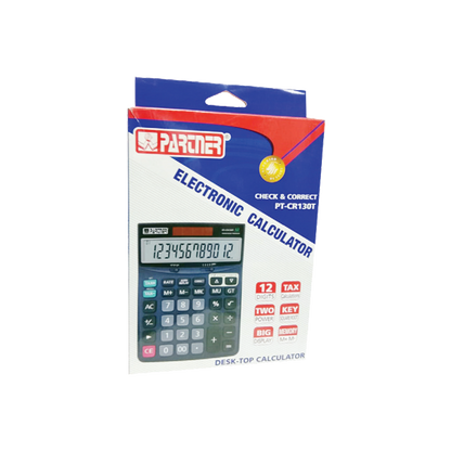 Partner Electronic Calculator PT-CR130 - Family book shop