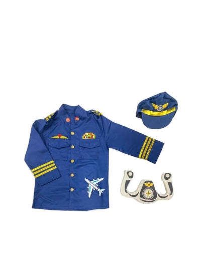 Pilot Role Play Costume Set for Kids 3-8 Years - Family book shop