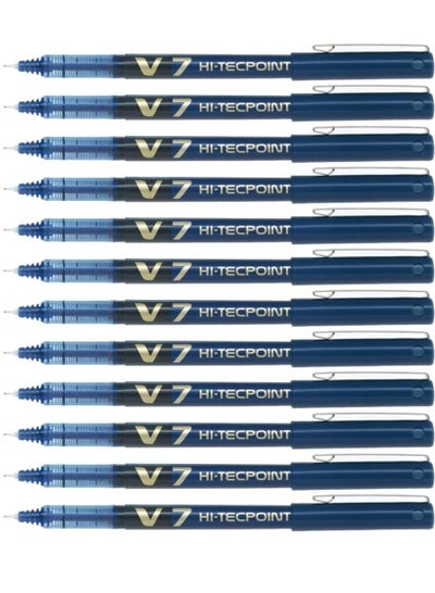 Pilot V7 Hi-Tecpoint Rollerball Pen Blue - Family book shop