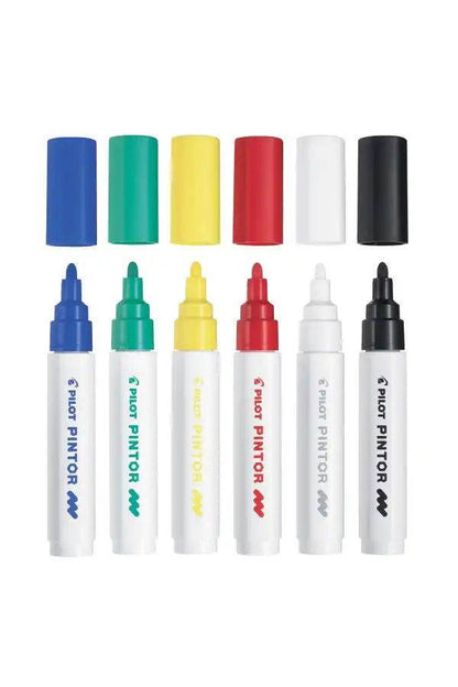 Pilot Books Kinokuniya‏ water based pigment ink paint marker 6 color - Family book shop