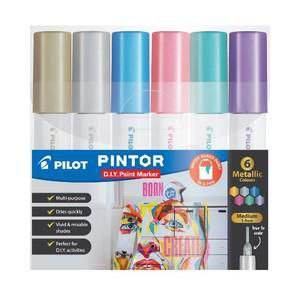 Pilot Books Kinokuniya‏ water based pigment ink paint marker 6 color‏ - Family book shop