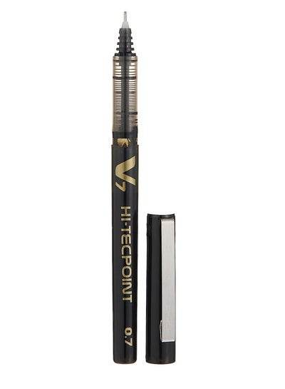 Pilot V7 Hi-Tecpoint Rollerball Pen, Black - Family book shop