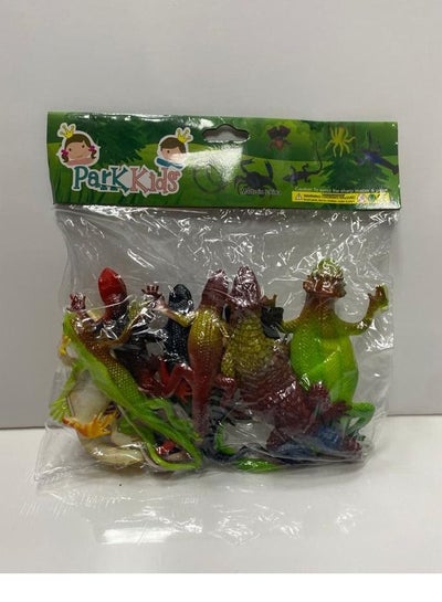 Plastic Rubber Reptile Species Animal Set - Family book shop