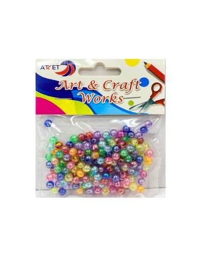 Plastic Acrylic Beads Set Multycolor - Family book shop
