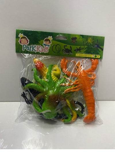 Plastic Rubber Reptile Species Animal Set - Family book shop