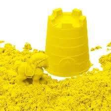 Play Sand Orange Color Space Sand Bucket Comes With Molds Non Sticky - Family book shop