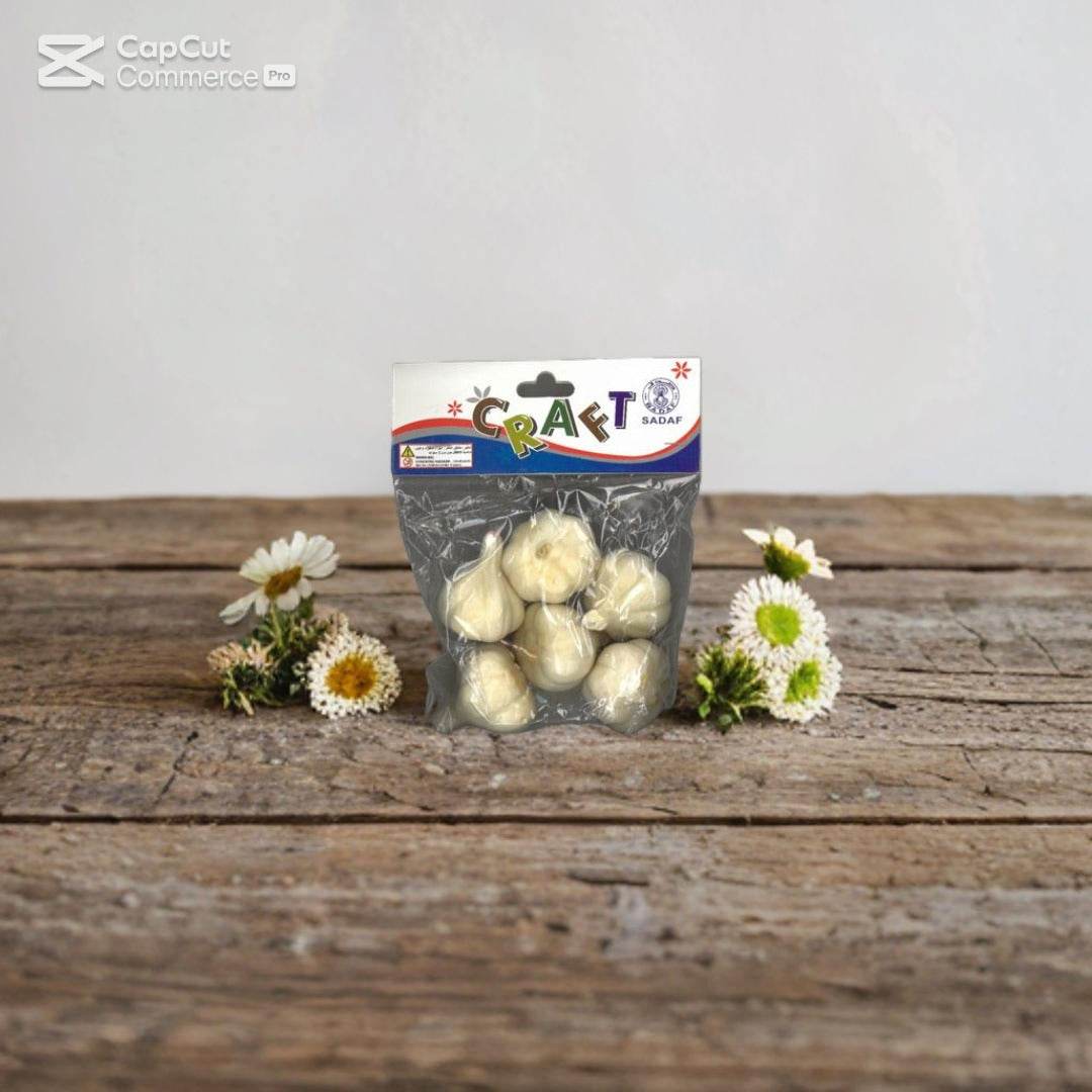 SADAF Craft Garlic Cloves for Creative DIY Projects - Family book shop