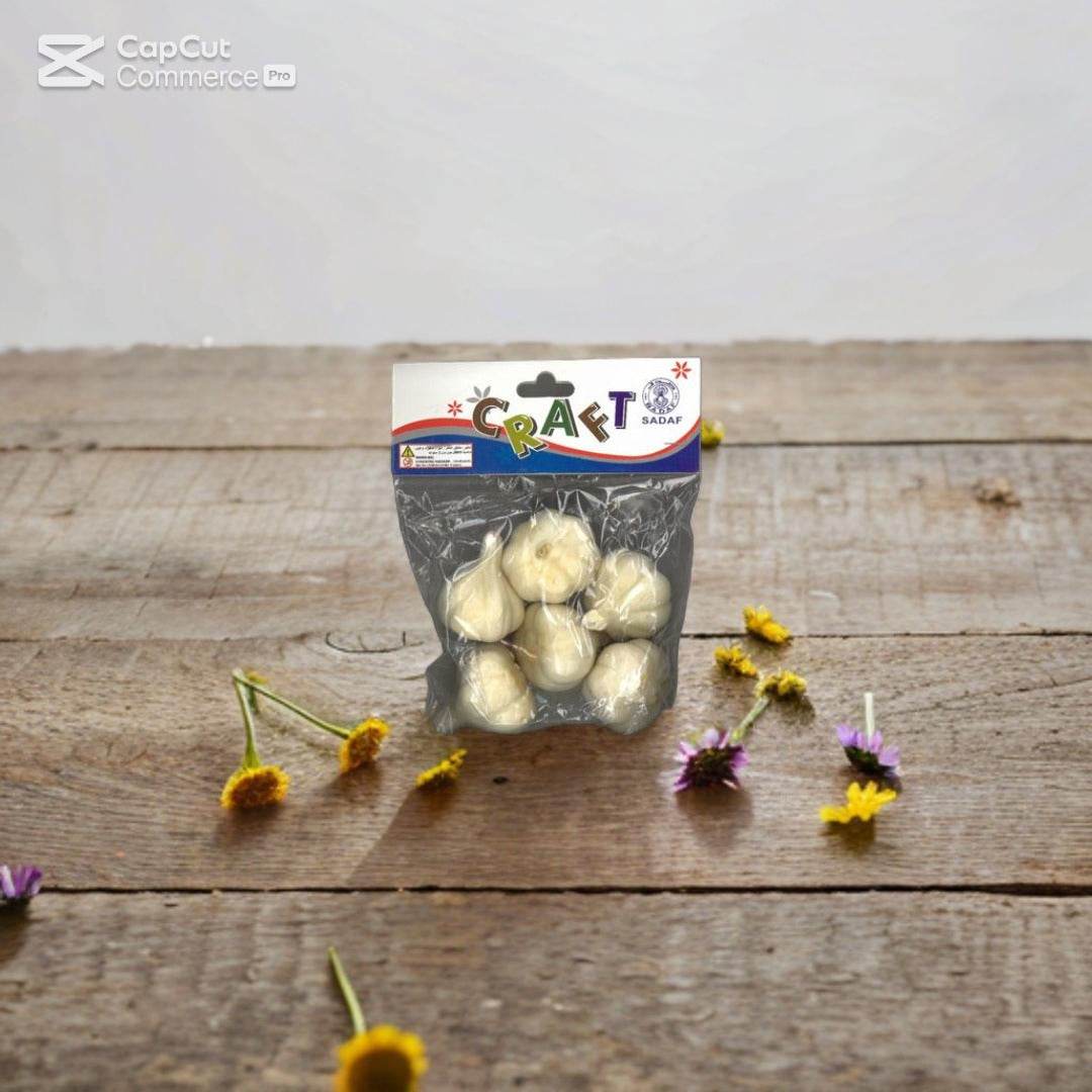 SADAF Craft Garlic Cloves for Creative DIY Projects - Family book shop