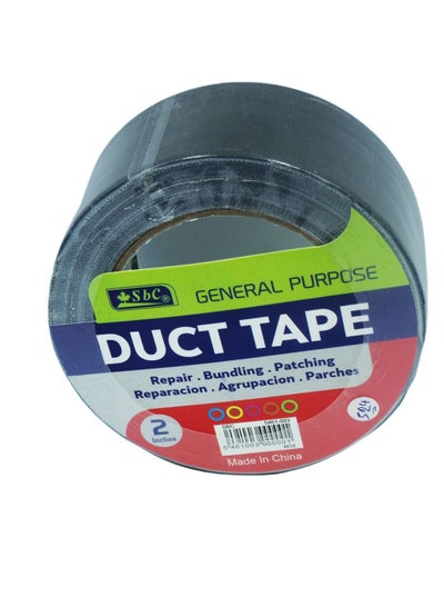 SBC Duct Tapes Black 2INCH 25YERD - Family book shop