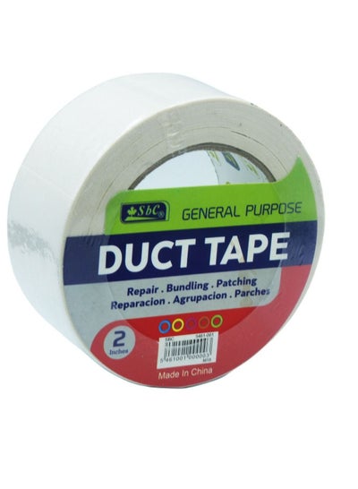 SBC Duct Tapes White 2INCH 25YERD - Family book shop