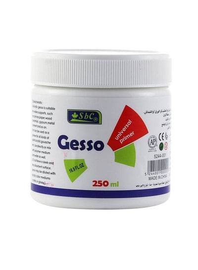 SBC Universal Gesso Paint Primer, White - Family book shop