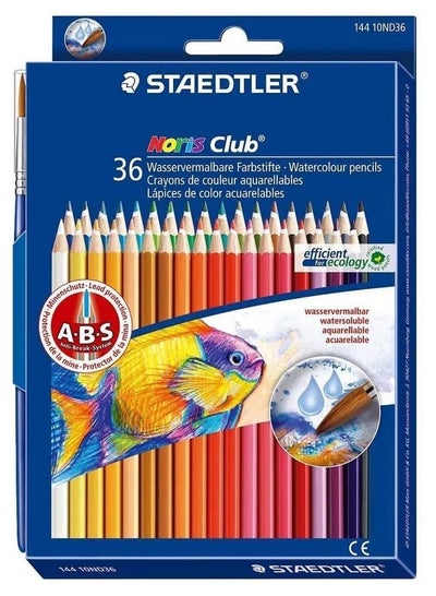 STAEDTLER 36-Piece Noris Wooden Watercolour Coloured Pencils - Family book shop