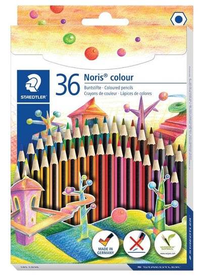 STAEDTLER 36-Piece Noris Wooden Coloured Pencils Multicolor - Family book shop