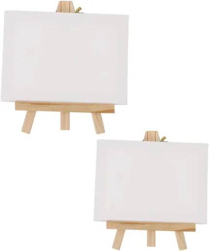 Sadaf 280gsm Canvas Board with Easel Stand, 18 cm x 24 cm Size - Family book shop