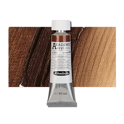 Schmincke Akademie Acryl Burnt Umber 60 ml - Family book shop