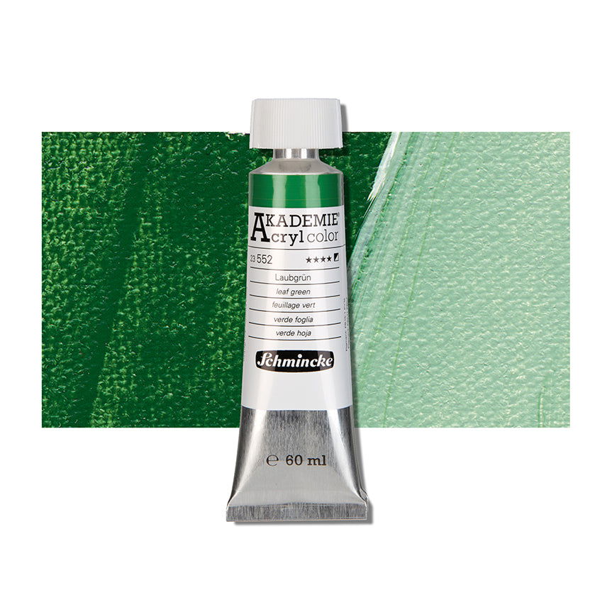 Schmincke Akademie Acryl Leaf Green 60 ml - Family book shop