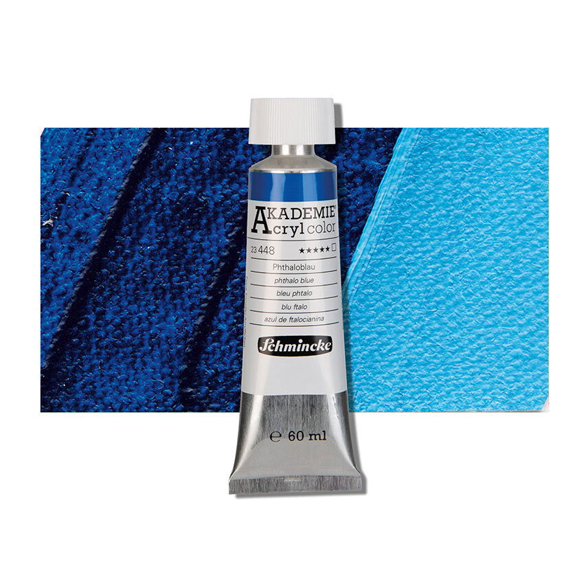 Schmincke Akademie Acryl Phthalo Blue 60 ml - Family book shop