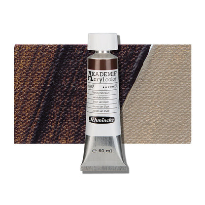 Schmincke Akademie Acryl Raw Umber Light 60 ml - Family book shop