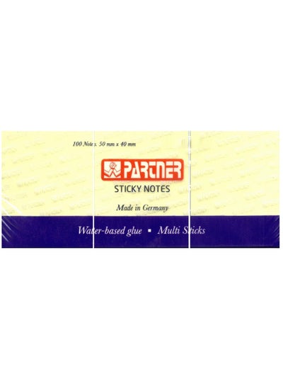 Stick Notes Yellow Size 50mmX40mm - Family book shop