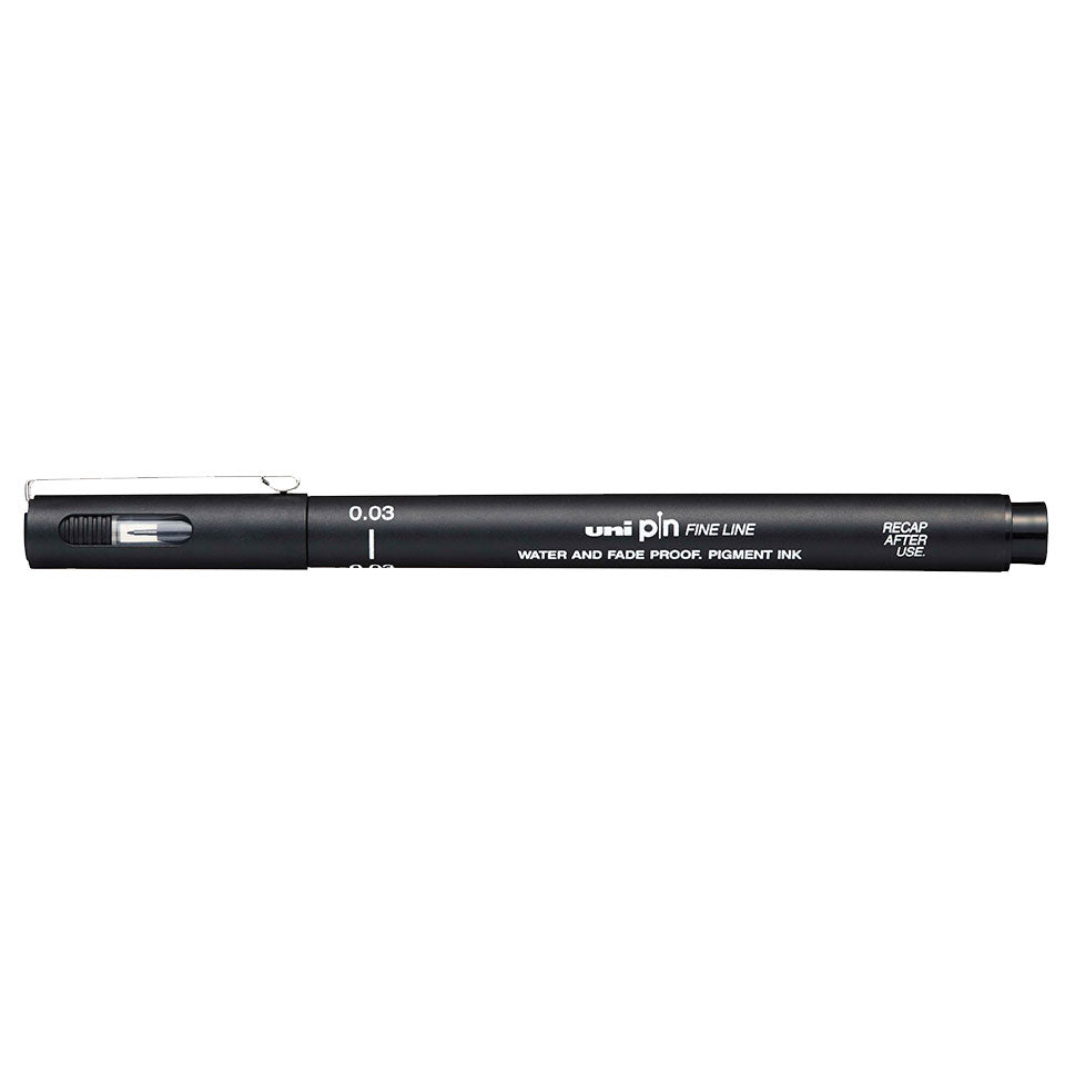 Uni Pin Fineliner Drawing Pen - Black Ink - Family book shop