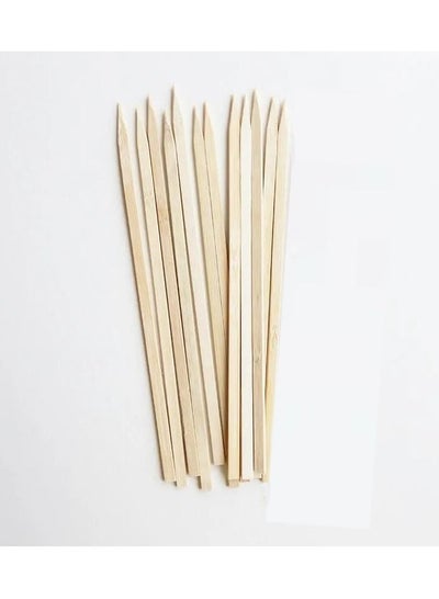 Wooden Flat Bamboo Skewers - Family book shop