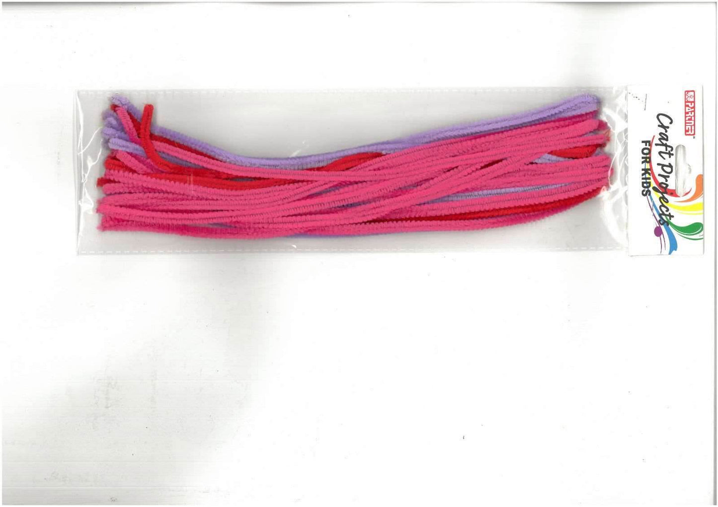 Colorful pipe cleaners for crafts in pink and purple for kids DIY art and crafting projects