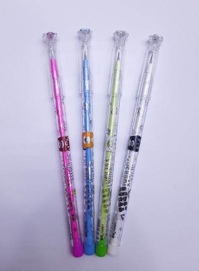 Colorful 1.0mm tip mechanical pencils in pink, blue, green, and white for smooth writing. Buy mechanical pencils online.