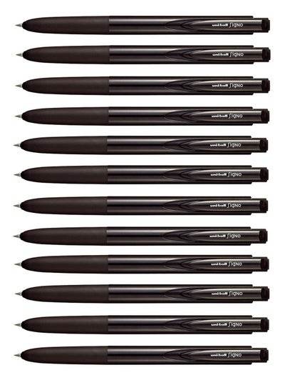 Set of Precise Signo RT1 gel pens in black for smooth writing and precision
