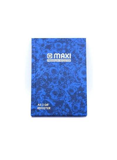 Maxi A6 2QR 60gsm notebook with 96 sheets, ideal for notes and organization