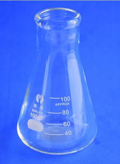 mc 1-Piece Laboratory Conical Flask 100ml Capacity - Family book shop