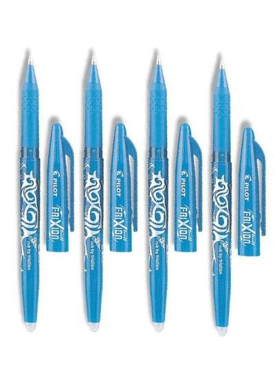 Set of Pilot Frixion erasable pens in blue, perfect for school and office use