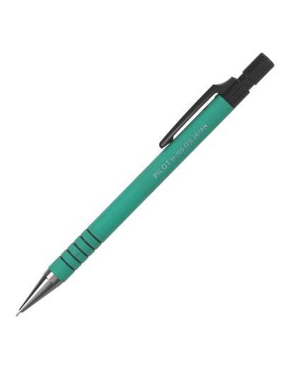 Green mechanical pencil 0.5mm with a textured grip for precise writing and drawing
