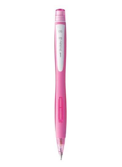 Pink mechanical pencil 0.5mm with a comfortable grip and eraser top for precise writing
